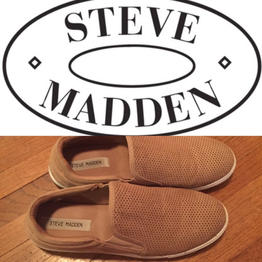 Steve Madden Tan Suede Skater Shoes